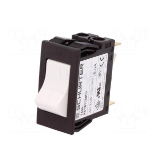 Circuit breaker | Urated: 240VAC | 60VDC | 6A | DPST | Poles: 2 | MCB