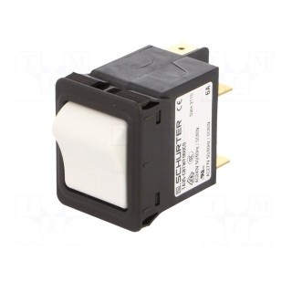 Circuit breaker | Urated: 240VAC | 60VDC | 6A | DPST | Poles: 2 | SNAP-IN