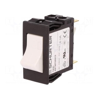 Circuit breaker | Urated: 240VAC | 60VDC | 8A | DPST | Poles: 2 | MCB