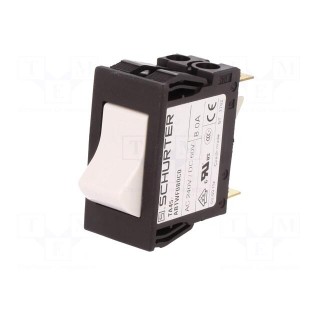 Circuit breaker | Urated: 240VAC | 60VDC | 8A | DPST | Poles: 2 | MCB