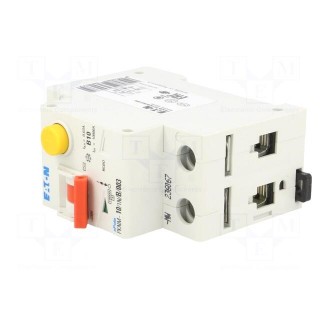 RCBO breaker | Inom: 10A | Ires: 0.03A | Poles: 1+N | 400VAC | Charact: C