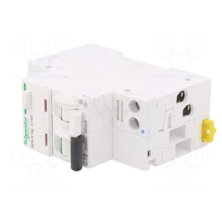 RCBO breaker | Inom: 16A | Ires: 30mA | Max surge current: 250A | IP20