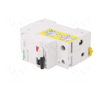 RCBO breaker | Inom: 20A | Ires: 30mA | Max surge current: 250A | IP20