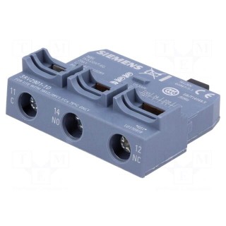 Auxiliary contacts | CO | front | Leads: screw terminals | 3RV2