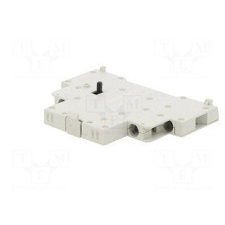 Auxiliary contacts | NC + NO | side | Leads: screw terminals | MPE25