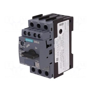 Motor breaker | 1.5kW | NO + NC | 220÷690VAC | for DIN rail mounting