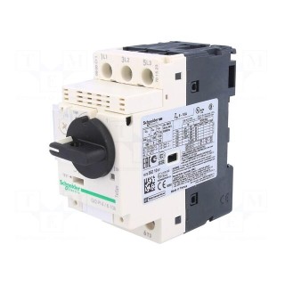 Motor breaker | 3kW | 230÷690VAC | for DIN rail mounting | IP20 | GV2P