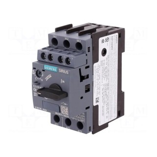 Motor breaker | 3kW | NO + NC | 220÷690VAC | for DIN rail mounting