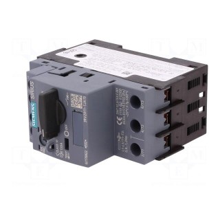 Motor breaker | 4kW | NO + NC | 220÷690VAC | for DIN rail mounting