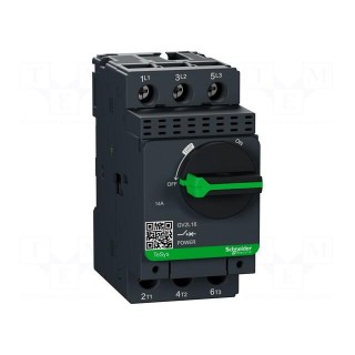 Motor breaker | 5.5kW | 230÷690VAC | for DIN rail mounting | IP20