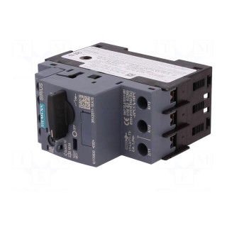 Motor breaker | 5.5kW | NO + NC | 220÷690VAC | for DIN rail mounting