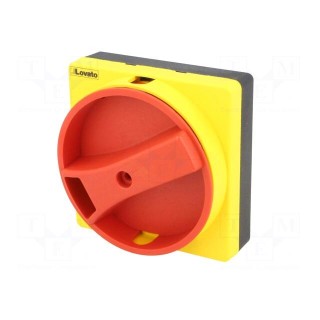 Knob | GA | Colour: red/yellow