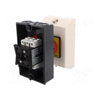Main emergency switch-disconnector | Poles: 3 | flush mounting