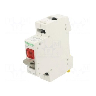 Module: pushbutton switch | Poles: 2 | 250VAC | 4kV | 20A | IP40 | ACTI9