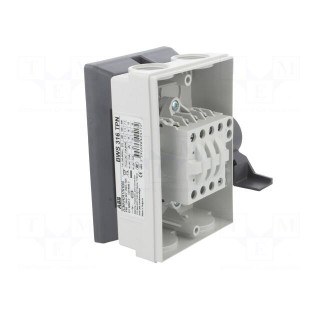 Safety switch-disconnector | Poles: 3 | flush mounting | 16A | BWS