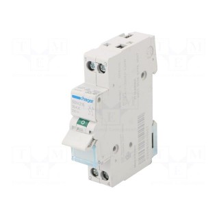 Switch-disconnector | Poles: 2 | for DIN rail mounting | 16A | 230VAC