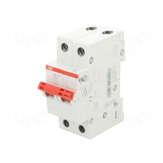 Switch-disconnector | Poles: 2 | for DIN rail mounting | 50A | 415VAC