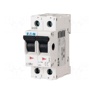Switch-disconnector | Poles: 2 | for DIN rail mounting | 63A | 240VAC