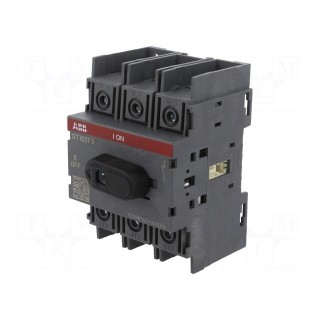 Switch-disconnector | Poles: 3 | for DIN rail mounting | 100A | OT