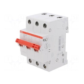 Switch-disconnector | Poles: 3 | for DIN rail mounting | 25A | 415VAC