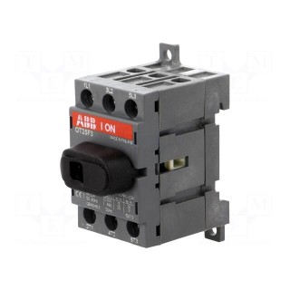 Switch-disconnector | Poles: 3 | DIN | 25A | OT
