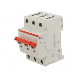 Switch-disconnector | Poles: 3 | for DIN rail mounting | 40A | 400VAC