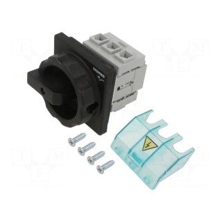 Switch-disconnector | Poles: 3 | on panel | 25A | 3LD2 | -25÷55°C | 9.5kW