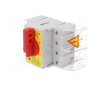 Switch-disconnector | Poles: 4 | DIN | 63A | 400VAC | RSI | IP20 | 6÷16mm2