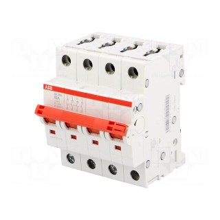 Switch-disconnector | Poles: 4 | DIN | 63A | 400VAC | SD200 | IP20