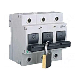 Switch-fuse | Poles: 2 | for DIN rail mounting | 63A