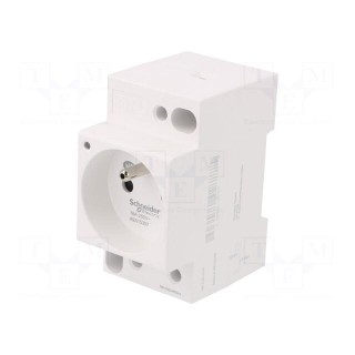 E-type socket | 250VAC | 16A | for DIN rail mounting | ACTI9