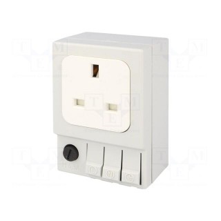 G-type socket | 250VAC | 6.3A | IP20 | for DIN rail mounting