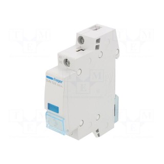 LED indicator | 230VAC | for DIN rail mounting | Colour: blue