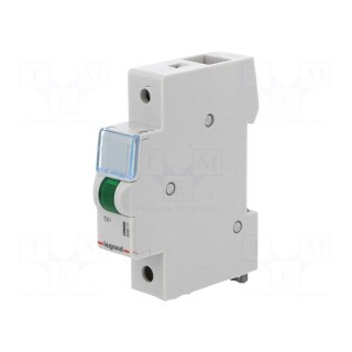 LED indicator | 230VAC | for DIN rail mounting | Colour: green