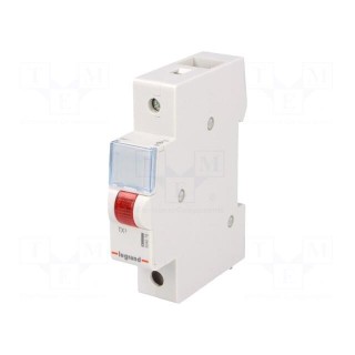 LED indicator | 230VAC | for DIN rail mounting | Colour: red
