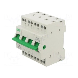 Module: mains-generator switch | Poles: 4 | 230/400VAC | 63A | IP20