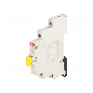 Module: pushbutton switch | 250VAC | 16A | DIN | 9mm | monostable