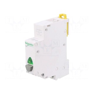 Module: pushbutton switch | 250VAC | 16A | for DIN rail mounting