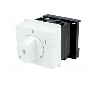 Module: rotary switch | 250VAC | 20A | IP20 | DIN | 52x65x60mm | bistable