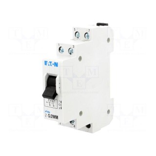 Module: toggle switch | 230VAC | 16A | IP40 | for DIN rail mounting