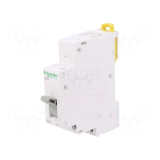 Module: pushbutton switch | 250VAC | 20A | IP20 | Contacts: SPDT | ACTI9