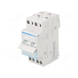 Module: toggle switch | Poles: 2 | 230VAC | 25A | IP20 | Stabl.pos: 3