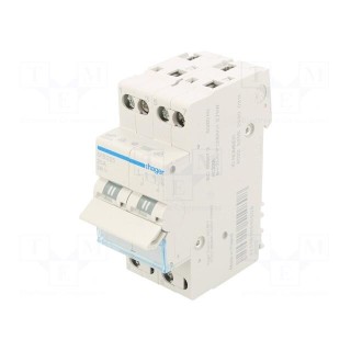 Module: toggle switch | Poles: 2 | 230VAC | 25A | IP20 | Stabl.pos: 3