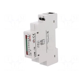 Module: voltage indicator | 230VAC | IP20 | DIN | 90x17.5x66mm