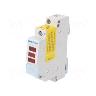 Module: voltage indicator | 230VAC | IP20 | for DIN rail mounting