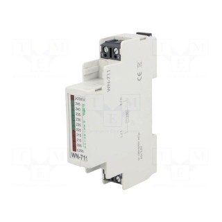 Module: voltage indicator | 230VAC | IP20 | DIN | Colour: red/green