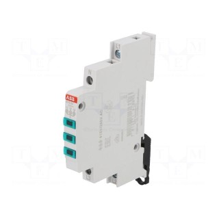 Module: voltage indicator | 3x230÷415VAC | DIN | 9mm | Colour: green