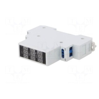 Module: voltage indicator | 3x80÷500VAC | IP20 | DIN | Display: LED
