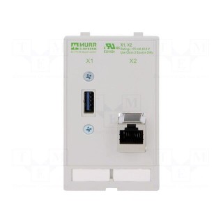 Panel interface | 48VAC | 48VDC | 1A | IP20 | on panel | 80mm