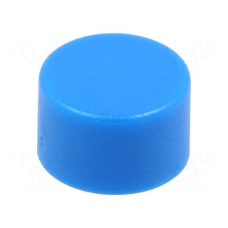 Button | 10mm | round | blue | Application: 1241.16